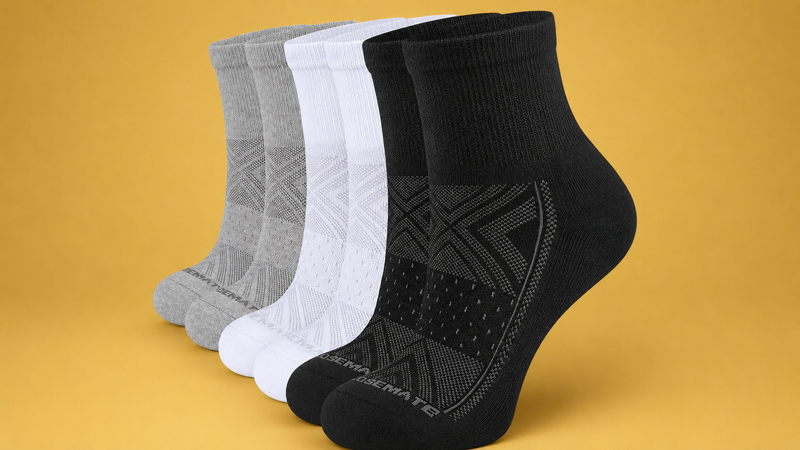 Cushioned running socks
