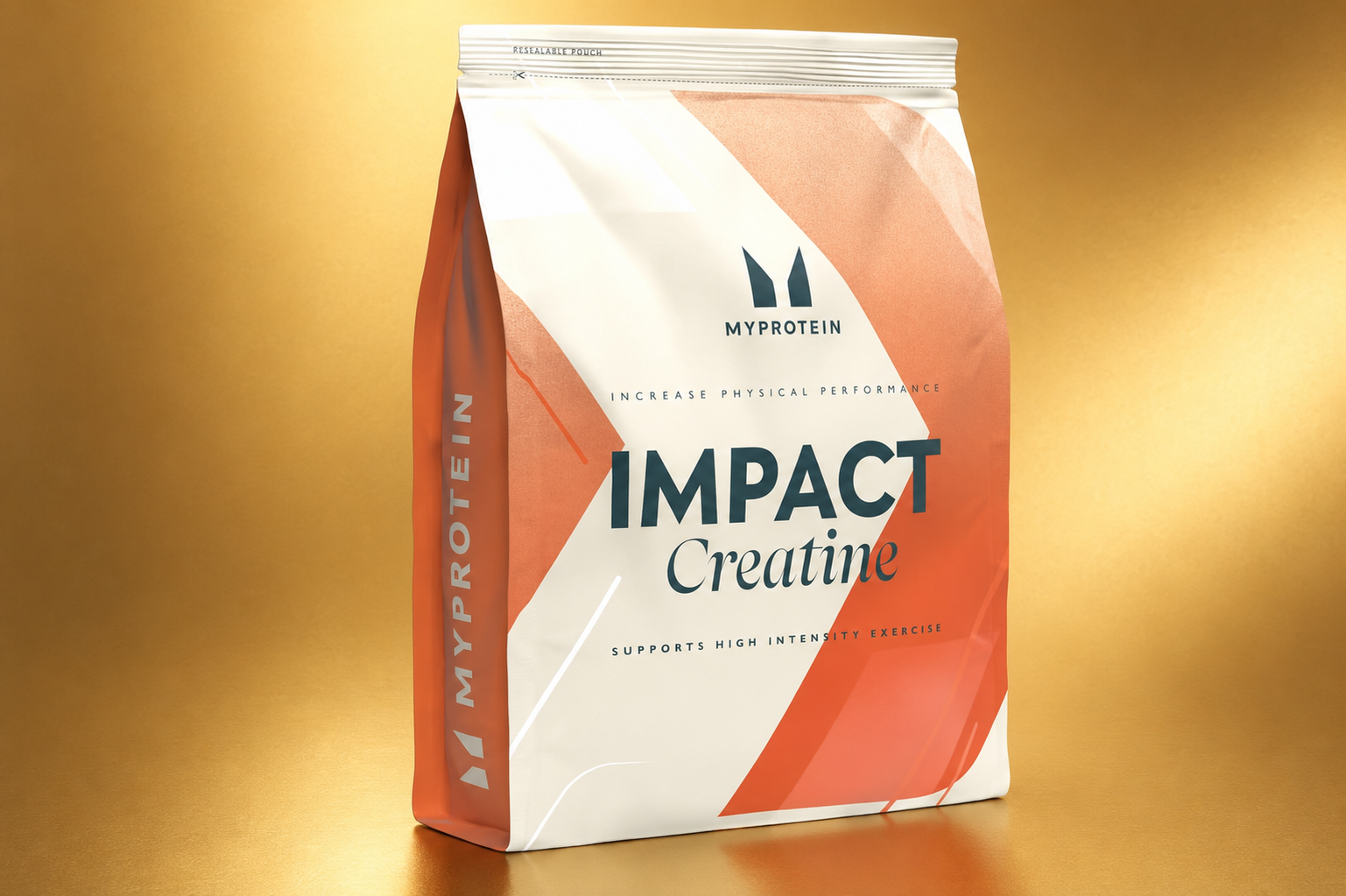 Tub of MyProtein creatine monohydrate powder