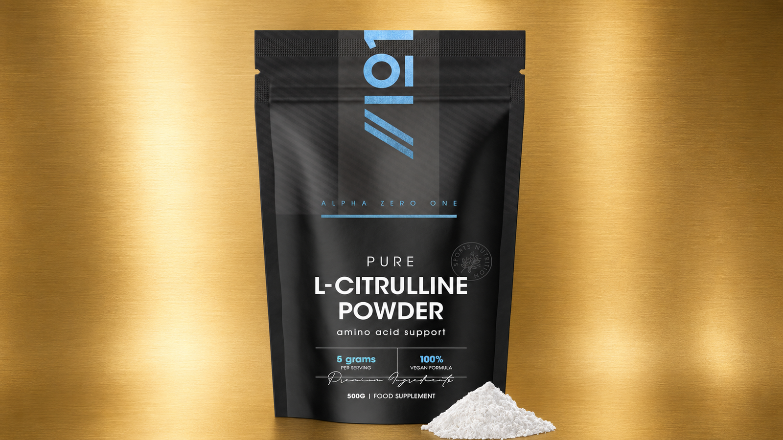 Tub of citrulline malate powder