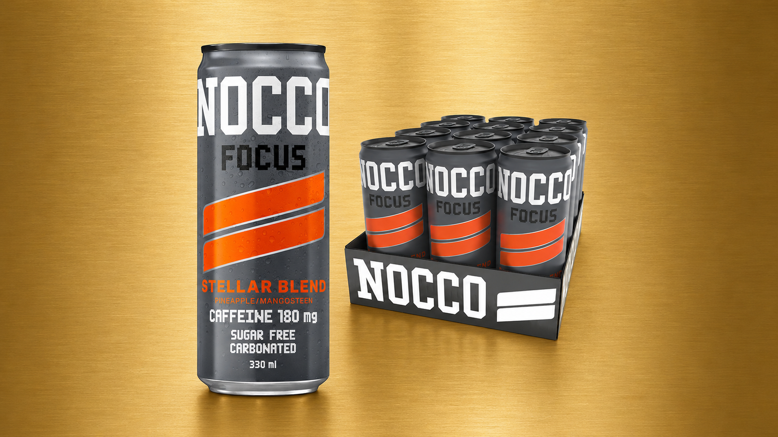 Can of NOCCO BCAA energy drink