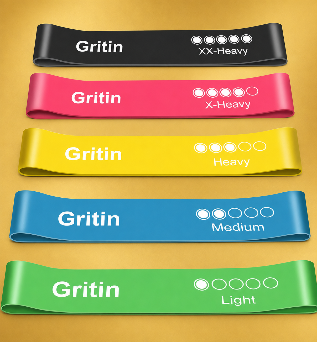 Fabric resistance loop bands