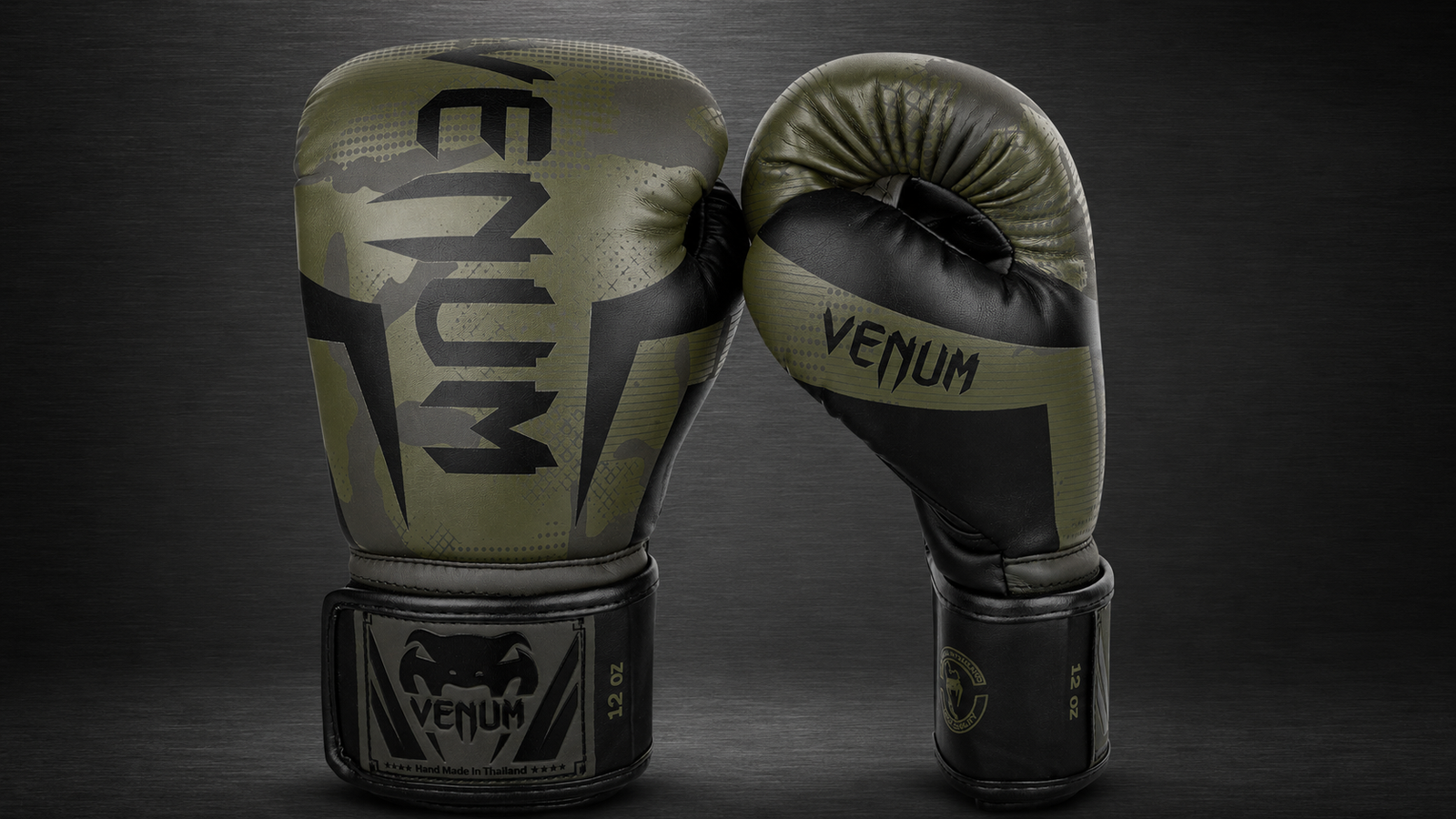 Venum leather 16oz sparring gloves