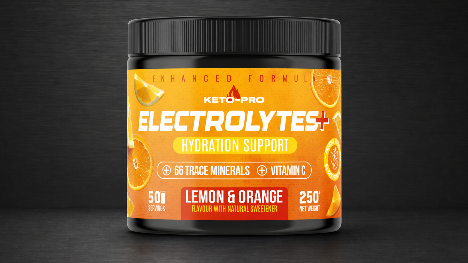 High strength electrolyte drink mix