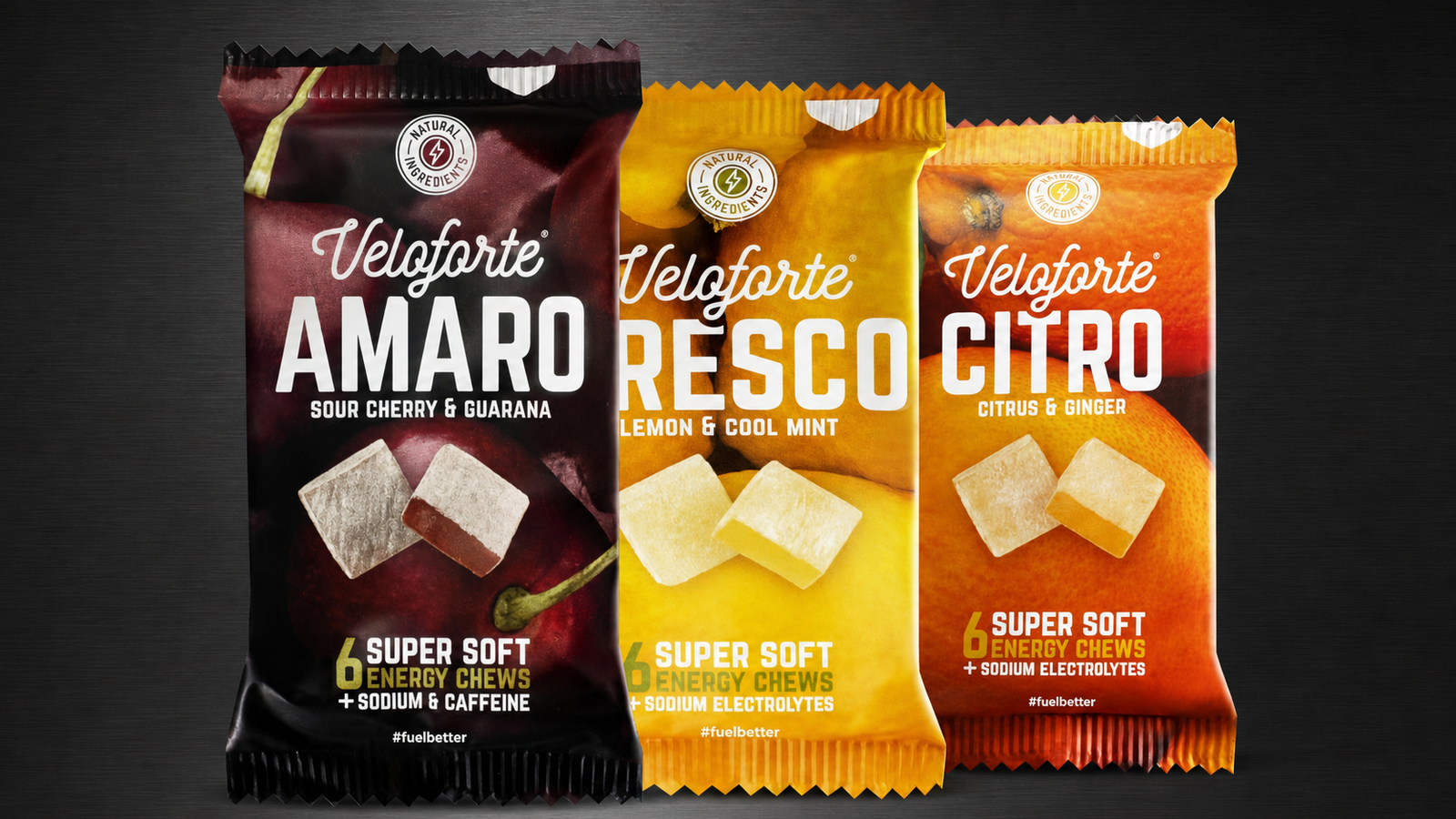 Energy chews for running