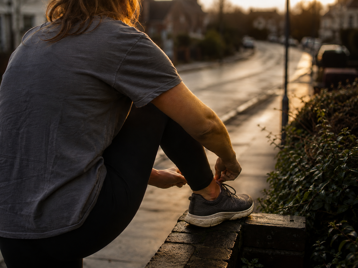 I DID NOT START RUNNING TO GET FIT.