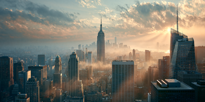 New York City skyline, home of the New York Marathon